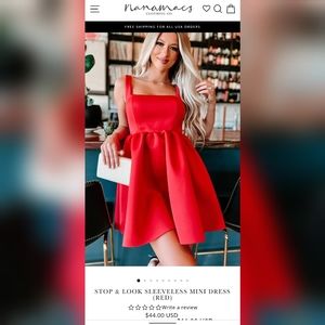 Nanamacs Stop & Look Sleeveless Mini Dress